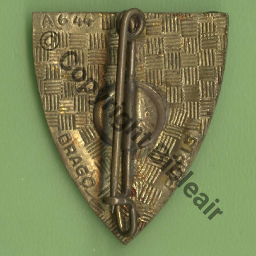 A0644 12e.EC 60.70 CAMBRAI A0644  DrP+Past Guilloche Dos dore Email Src.Y.GENTY 27Eur09.12 